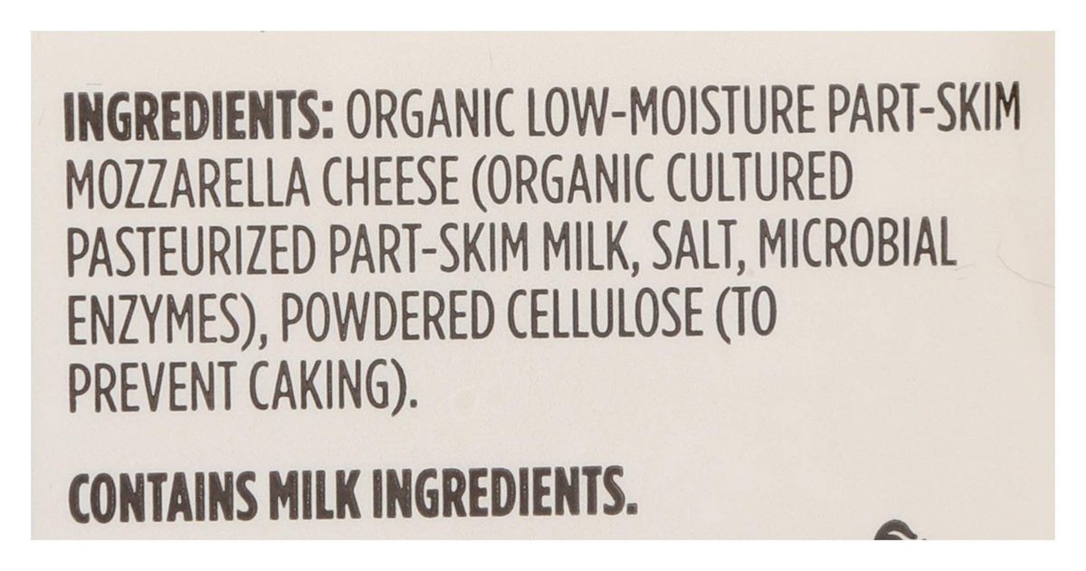 365 by Whole Foods Market, Organic Cheese Shreds, Mozzarella, 8 Ounce (Packaging May Vary)