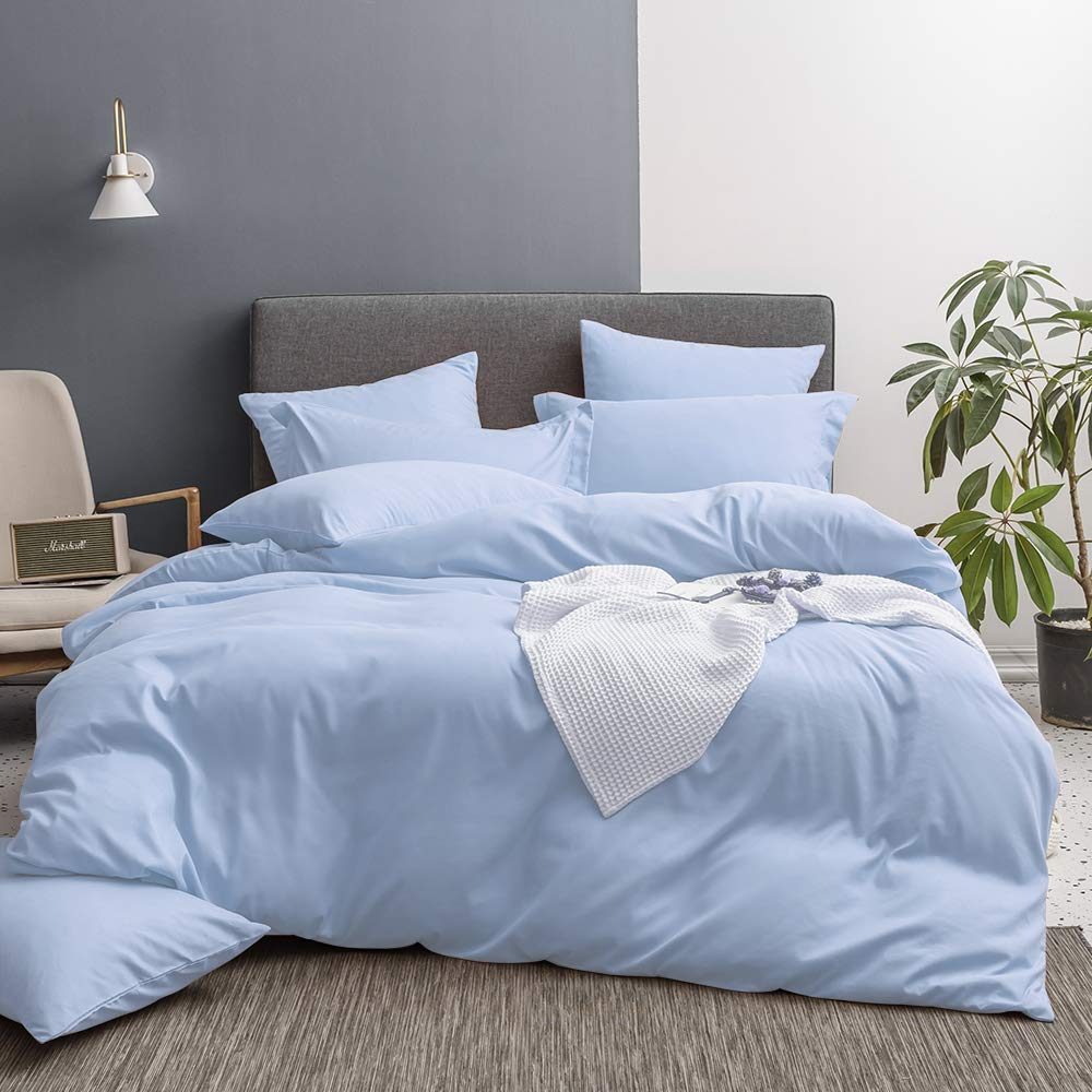 UMI Merryfeel Microfibre Duvet Cover Set, Light and Soft
