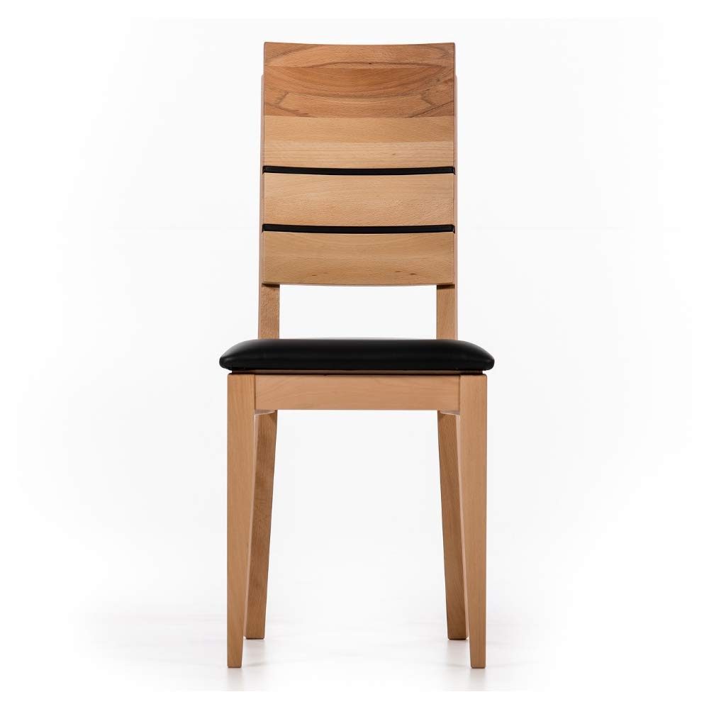 Alcove - Hayes - solid wooden chairs 2-piece set with padded seats, core beech
