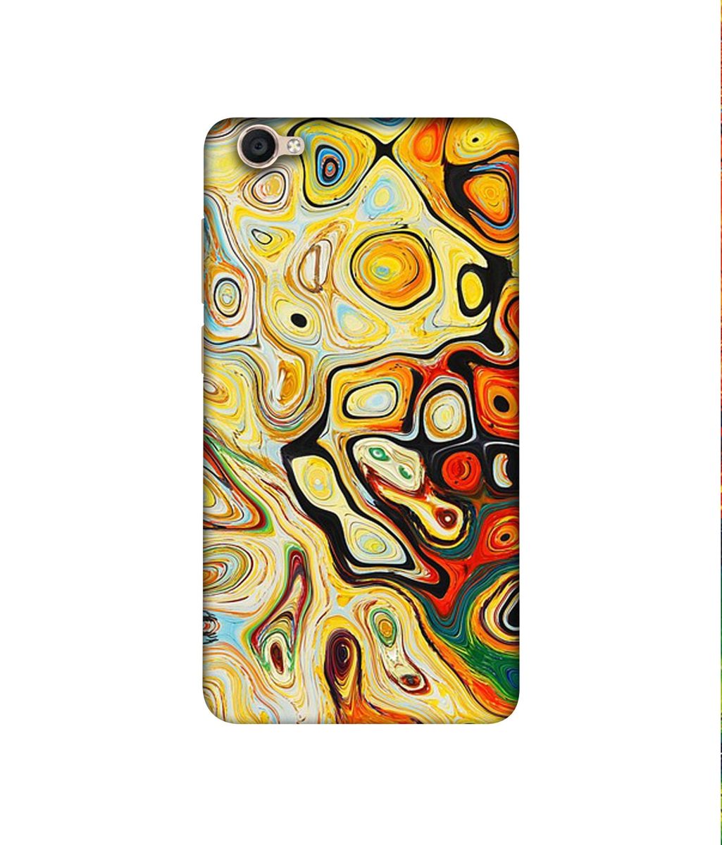 Amazon Brand - Solimo Designer Multicolor Smash Paint 3D Printed Hard Back Case Mobile Cover for Vivo Y55L