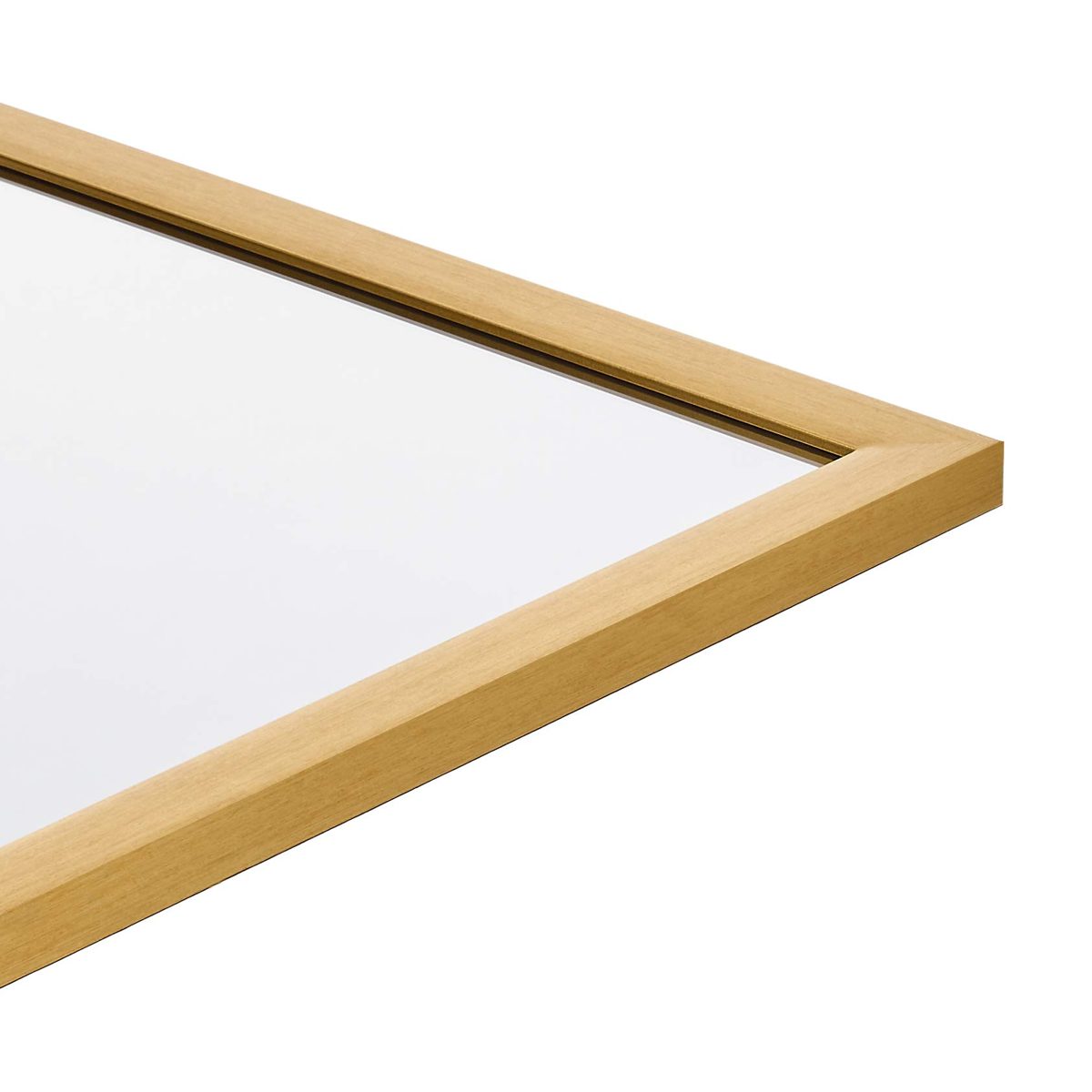 Amazon Basics Rectangular Wall Mirror 24" x 36" - Standard Trim, Brass