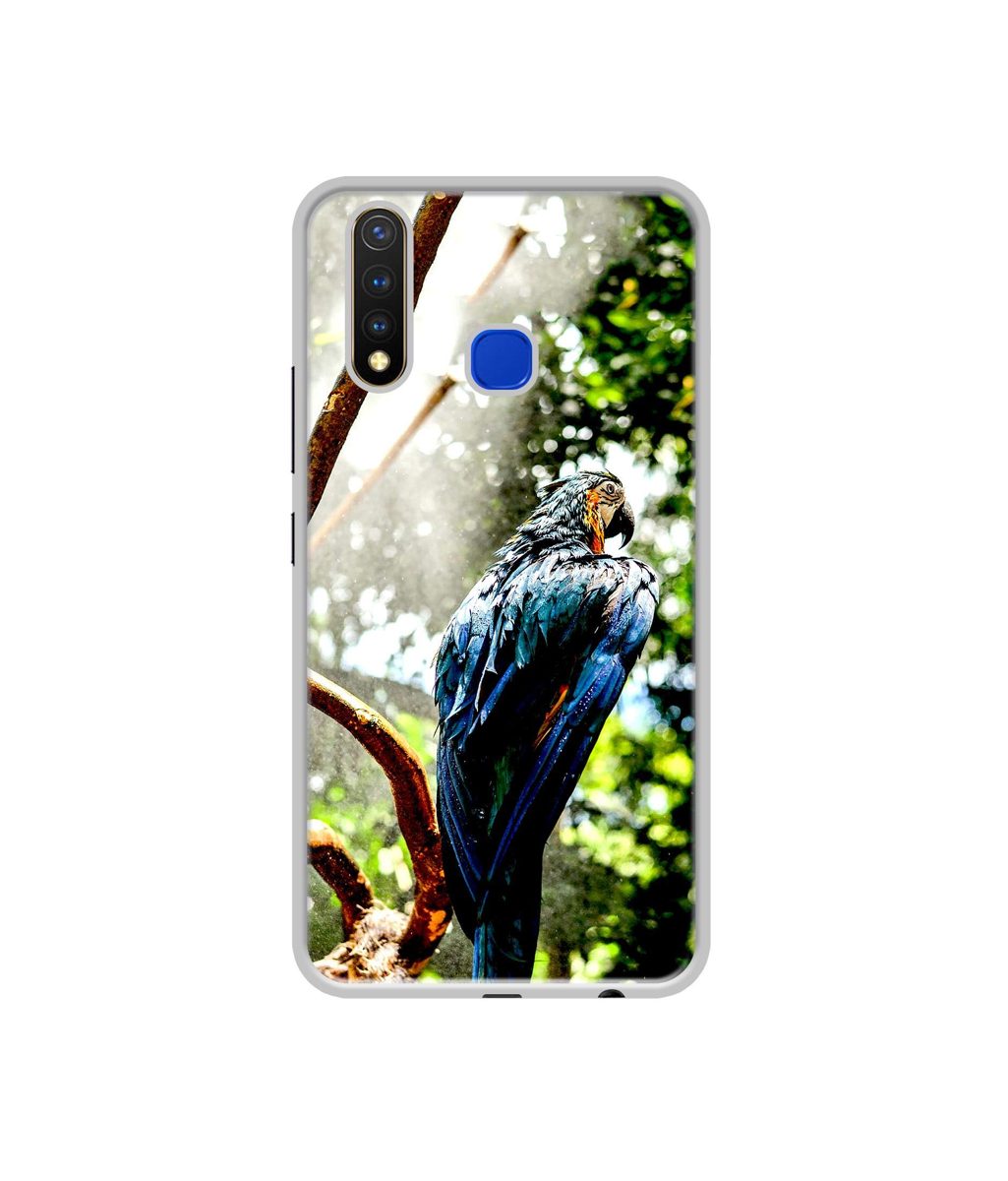 Amazon Brand - Solimo Designer Macaw Parrot UV Printed Soft Back Case Mobile Cover for Vivo U20