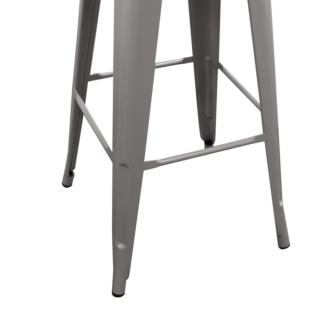 Ravenna Home High Back Bistro Metal Bar Stool