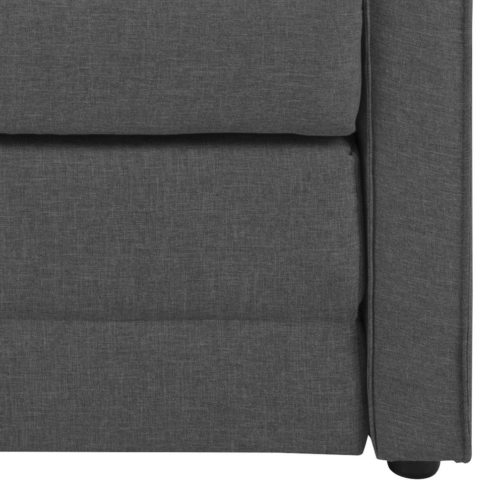 An Amazon Brand - Movian Stavis - Sofa Bed - 74 x 146 x 87 cm (L x W x H) - Grey