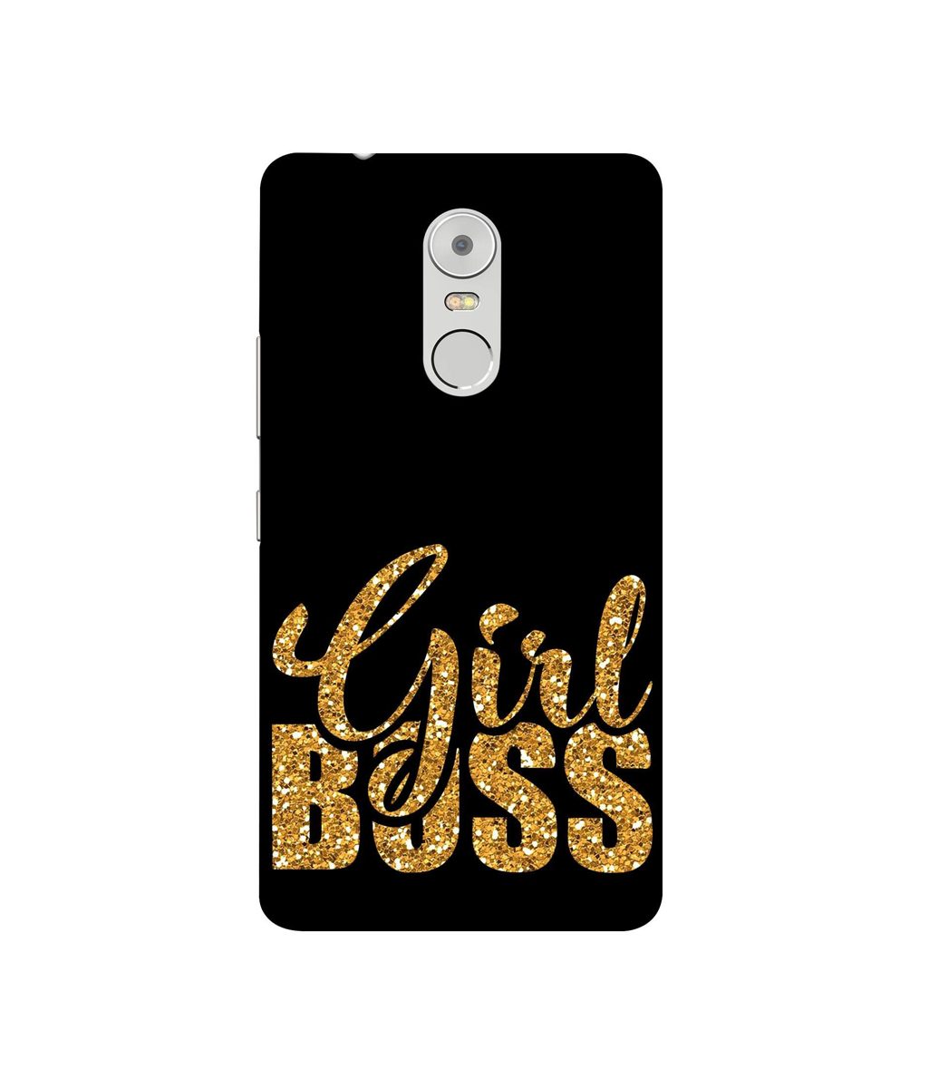 Amazon Brand - Solimo Designer Sparkle Girl Boss 3D Printed Hard Back Case Mobile Cover for Lenovo K6 Note