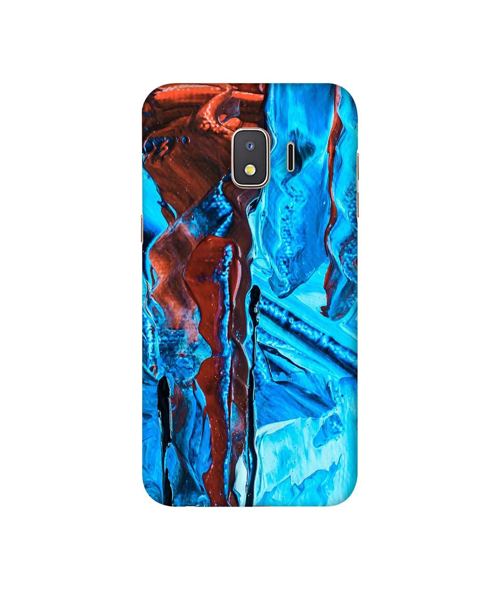 Amazon Brand - Solimo Designer Zik Zak Color Mixing 3D Printed Hard Back Case Mobile Cover for Samsung Galaxy J2 Core
