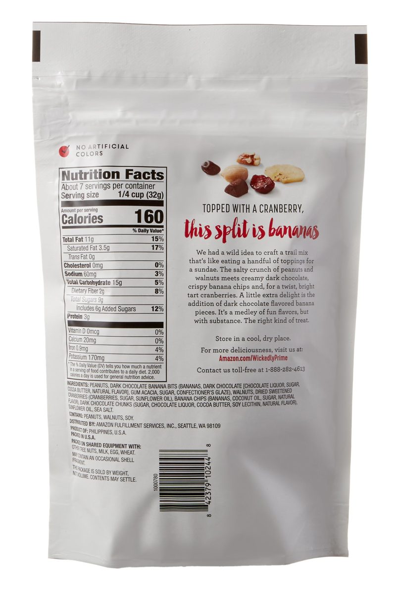 Wickedly Prime Trail Mix, Cranberry Split, 8 Ounce