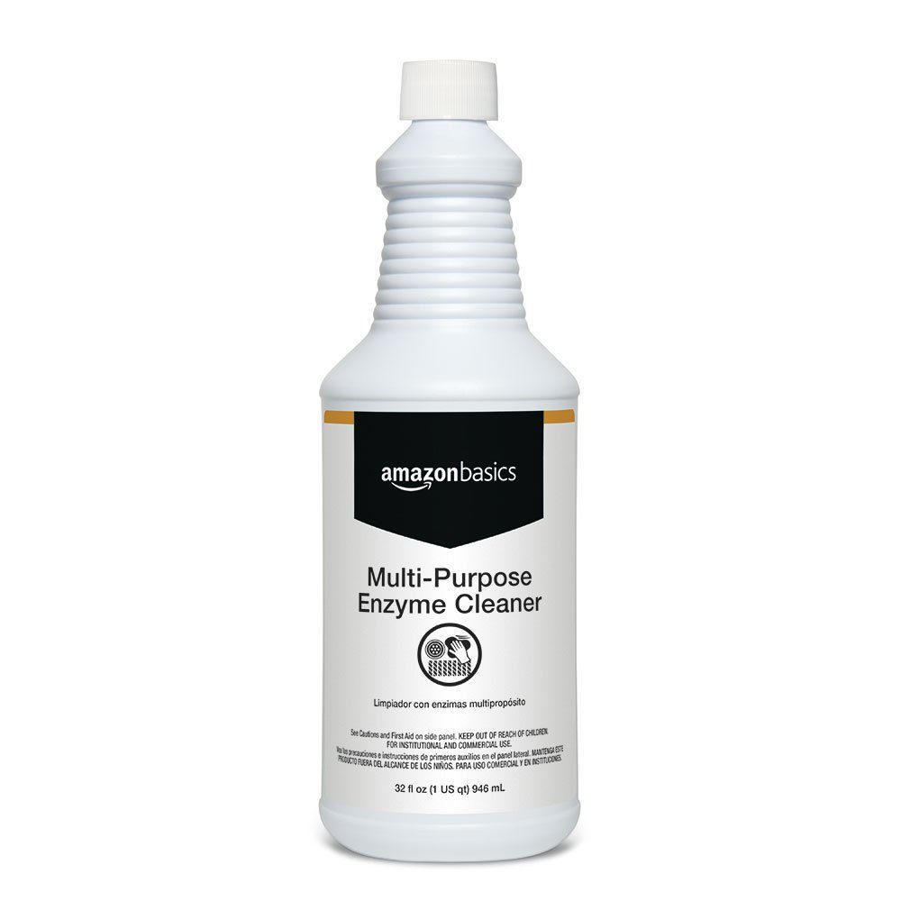 AmazonBasics Multi-Purpose Enzyme Cleaner, Concentrate, 32-Ounces, 12-Pack
