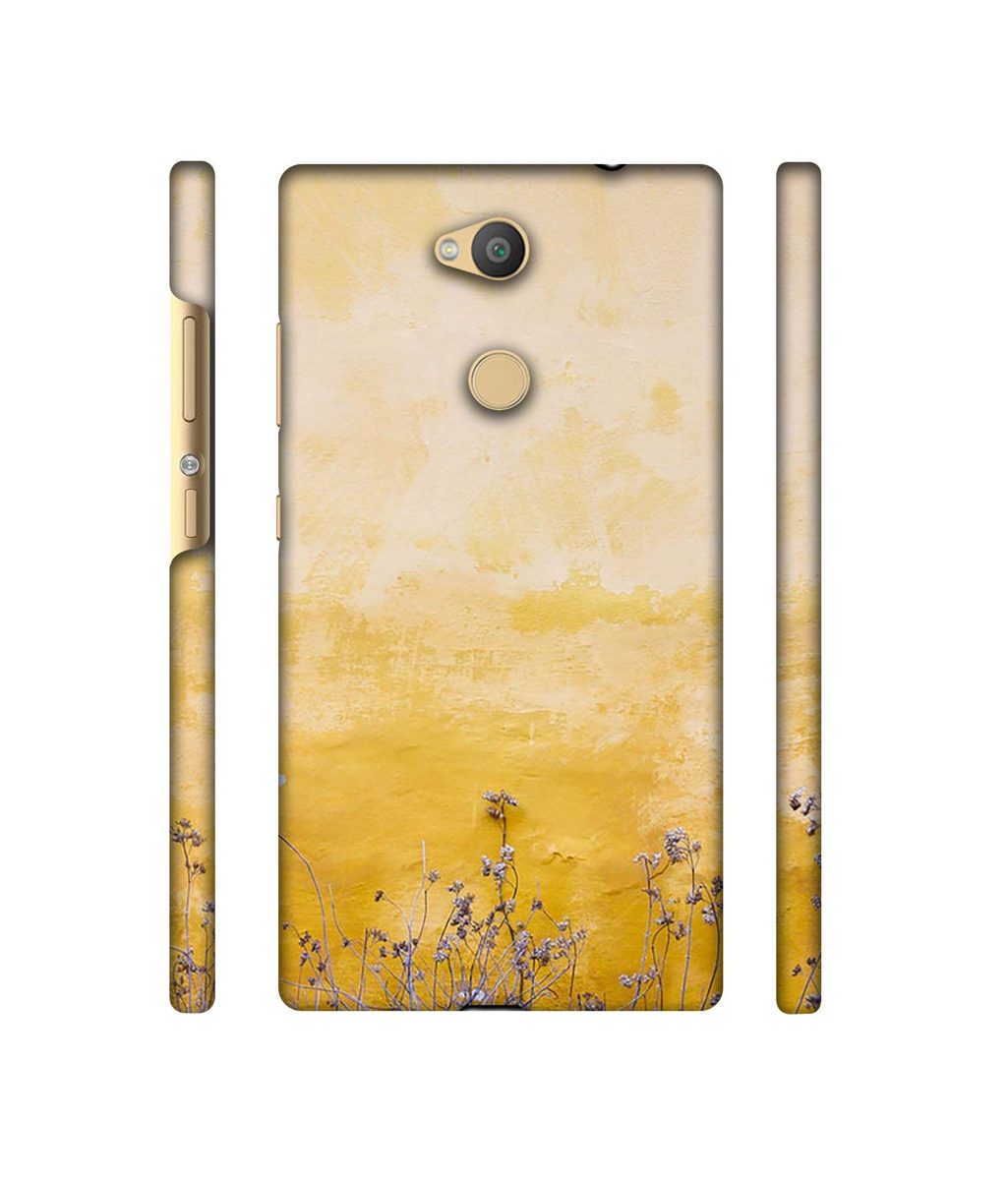 Amazon Brand - Solimo Designer Dry Flower On Wall 3D Printed Hard Back Case Mobile Cover for Sony Xperia L2