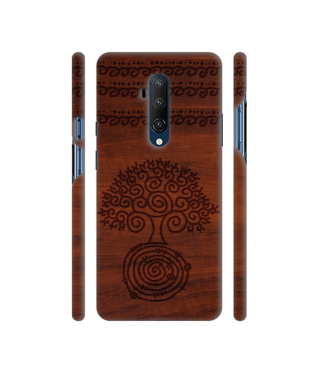 Amazon Brand - Solimo Designer Engraved Patten 3D Printed Hard Back Case Mobile Cover for OnePlus 7T Pro