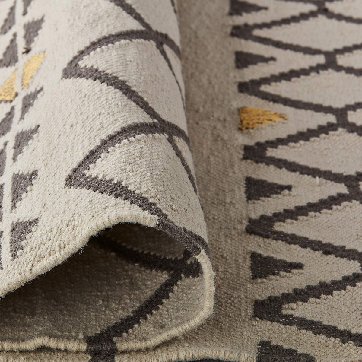 Amazon Brand – Rivet Modern Moroccan Inspired Area Rug, 4 x 6 Foot, Multicolor Yellow Accent