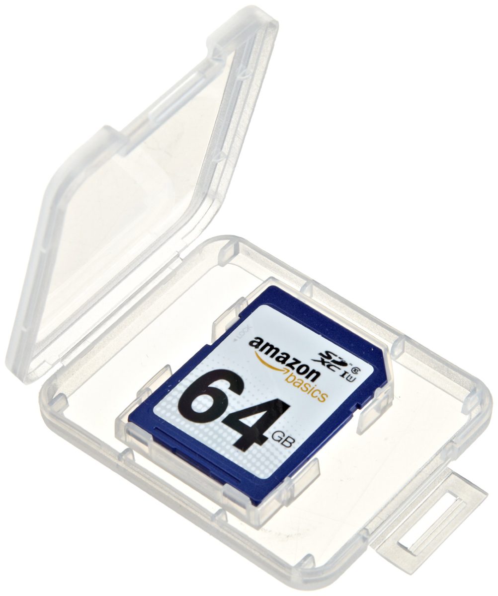 AmazonBasics SDXC Class 10 UHS-1 64 GB Memory Card