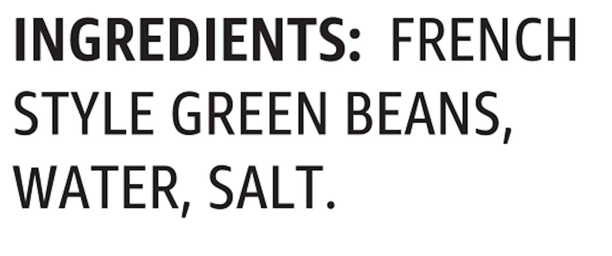 Amazon Brand - Happy Belly French Style Green Beans, 15 Ounce