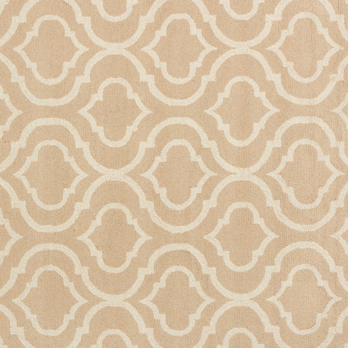 Amazon Brand – Stone & Beam Contemporary Hourglass Wool Rug, 7'6" x 9'6", Beige