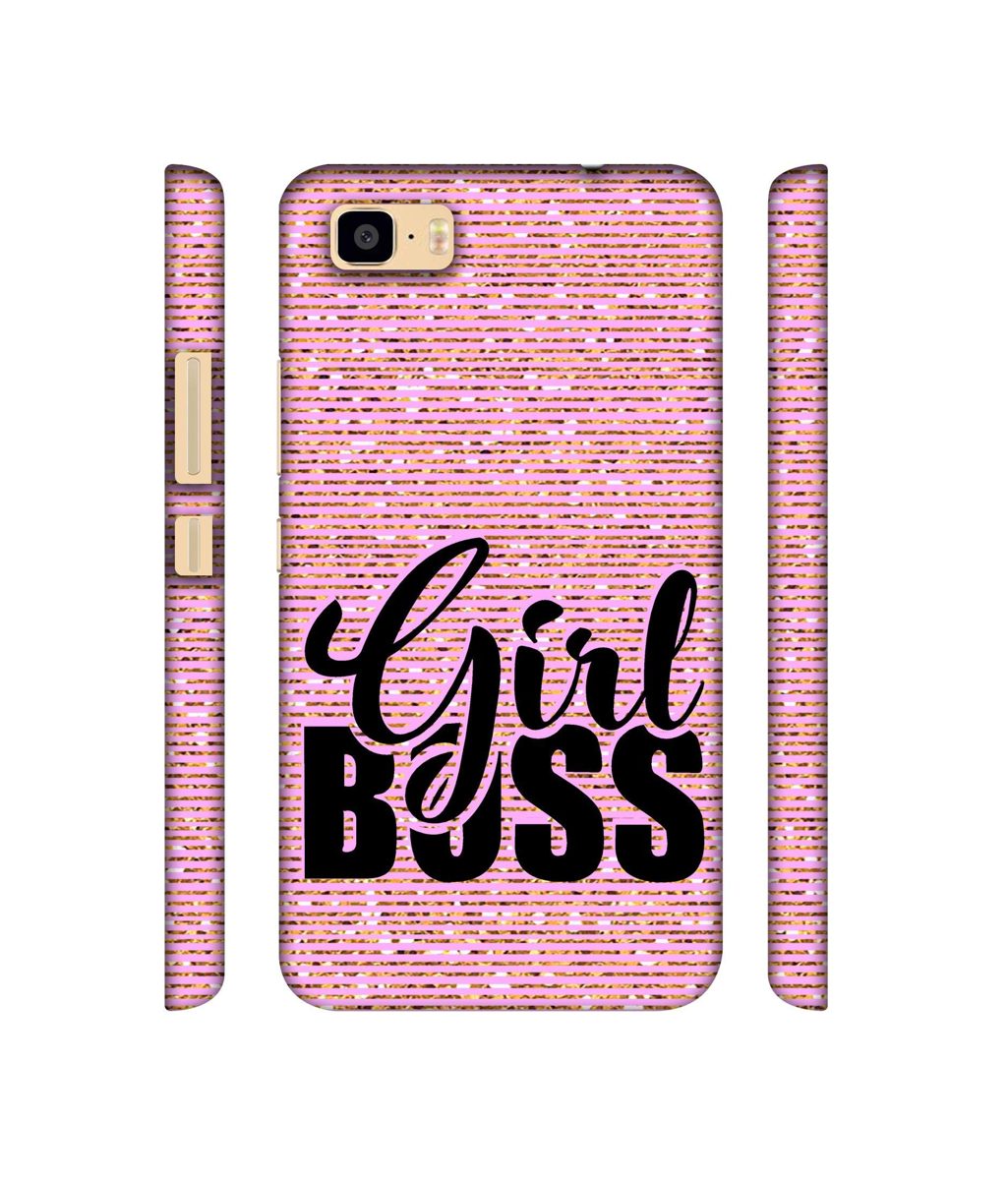 Amazon Brand - Solimo Designer Girl Boss On Pink Sparkle 3D Printed Hard Back Case Mobile Cover for Asus Zenfone 3S Max