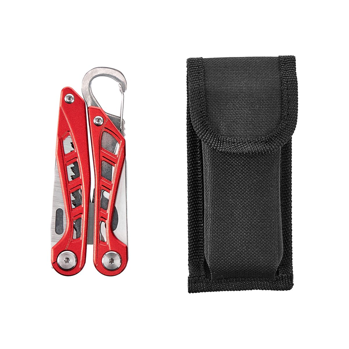 AmazonBasics 8-in-1 Multi-Tool with Nylon Sheath (Renewed)