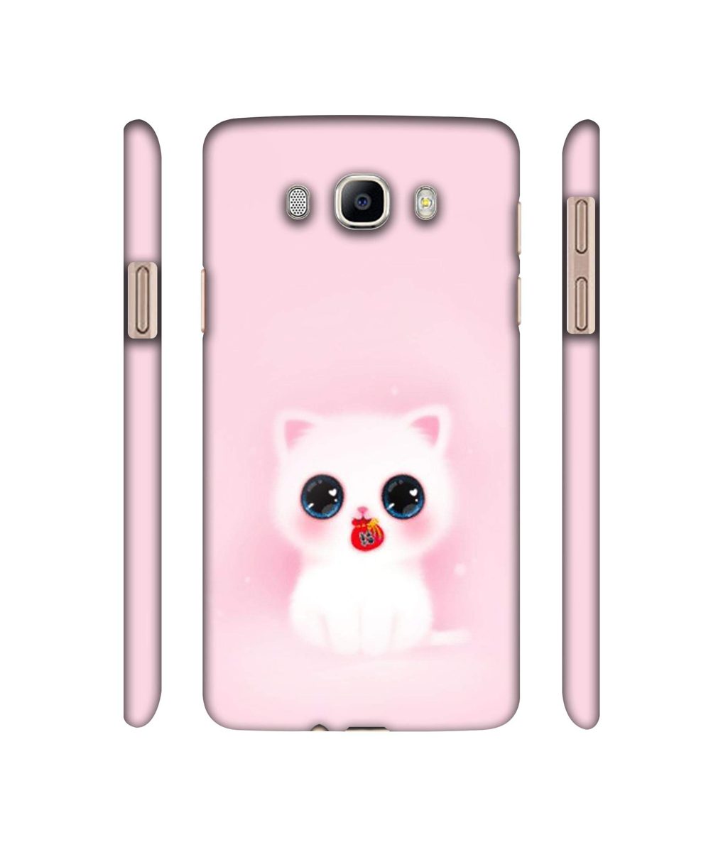 Amazon Brand - Solimo Designer Kitty 3D Printed Hard Back Case Mobile Cover for Samsung Galaxy J7 (2016)