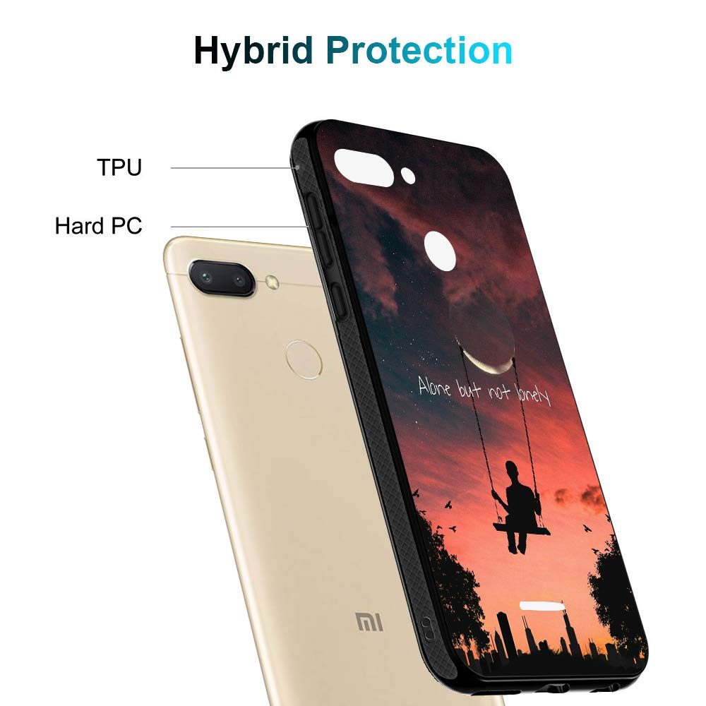 Amazon Brand - Solimo Designer Alone Printed Hard Back Case Mobile Cover for Xiaomi Redmi 6A (D1294)
