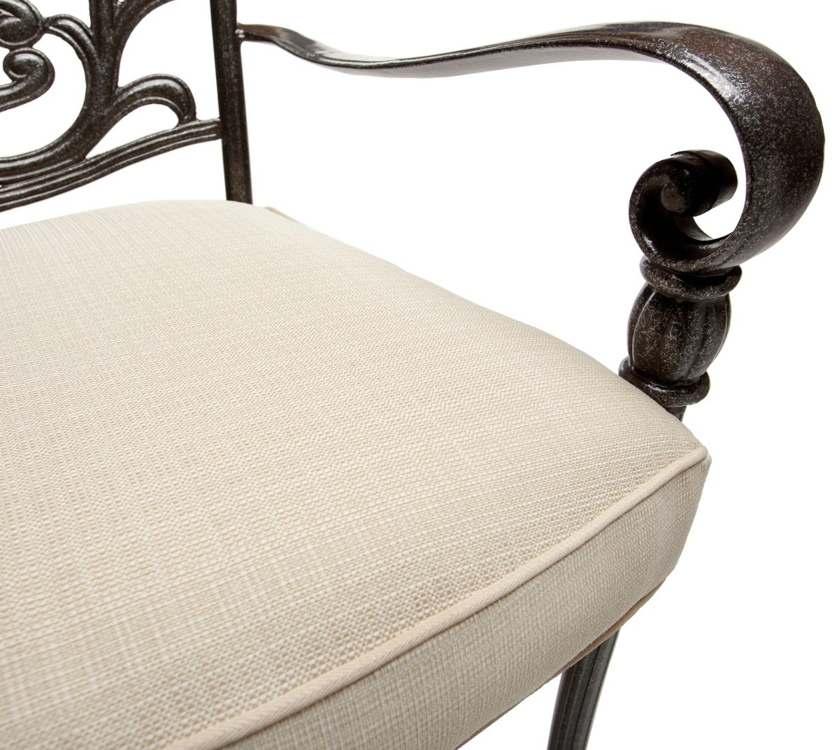 Strathwood Garden Furniture - St. Thomas Cast Aluminum Dining Armchairs Set of 2