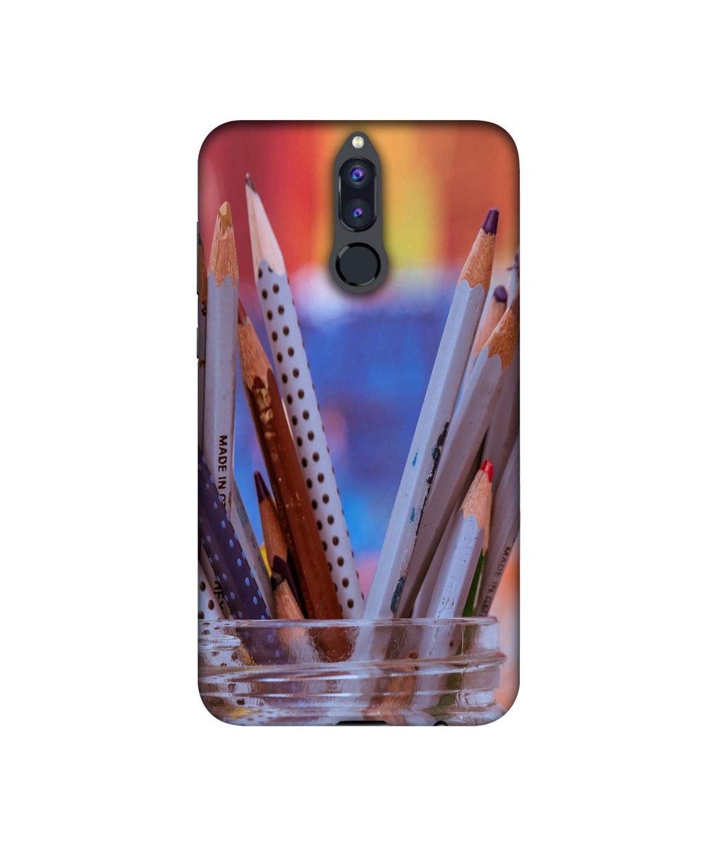 Amazon Brand - Solimo Designer Pencile 3D Printed Hard Back Case Mobile Cover for Huawei Honor 9i
