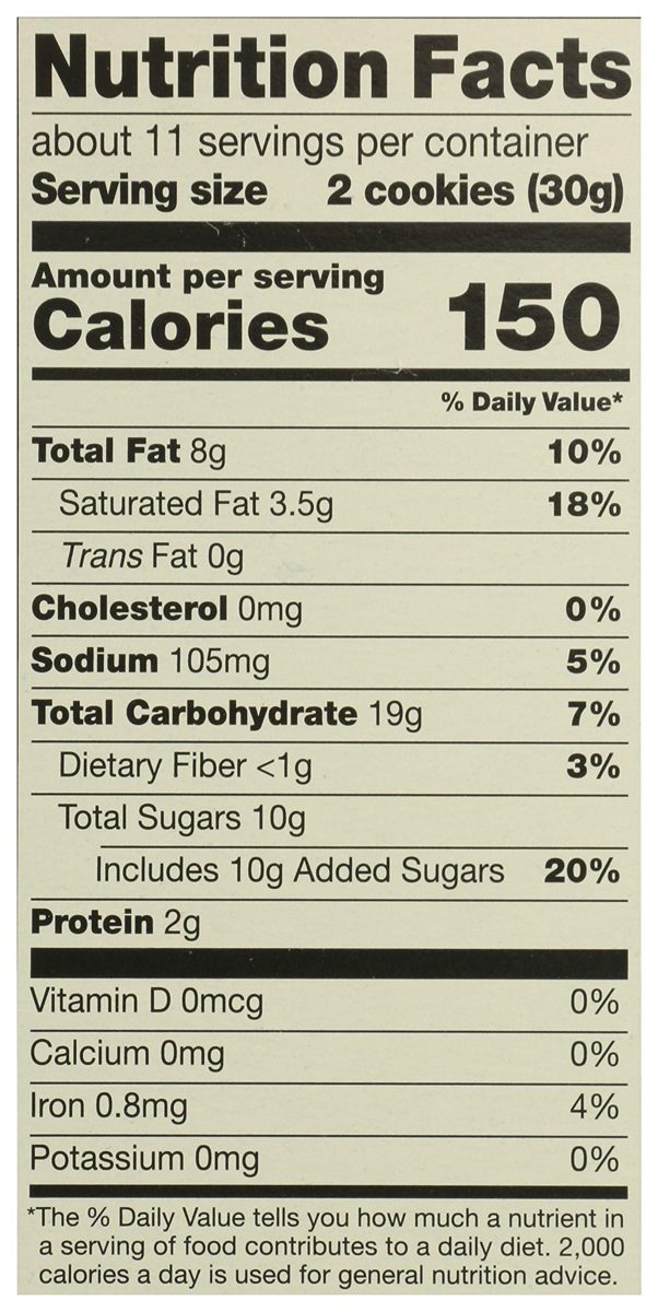 365 Everyday Value, Organic Chocolate Chip Cookies, 12 oz
