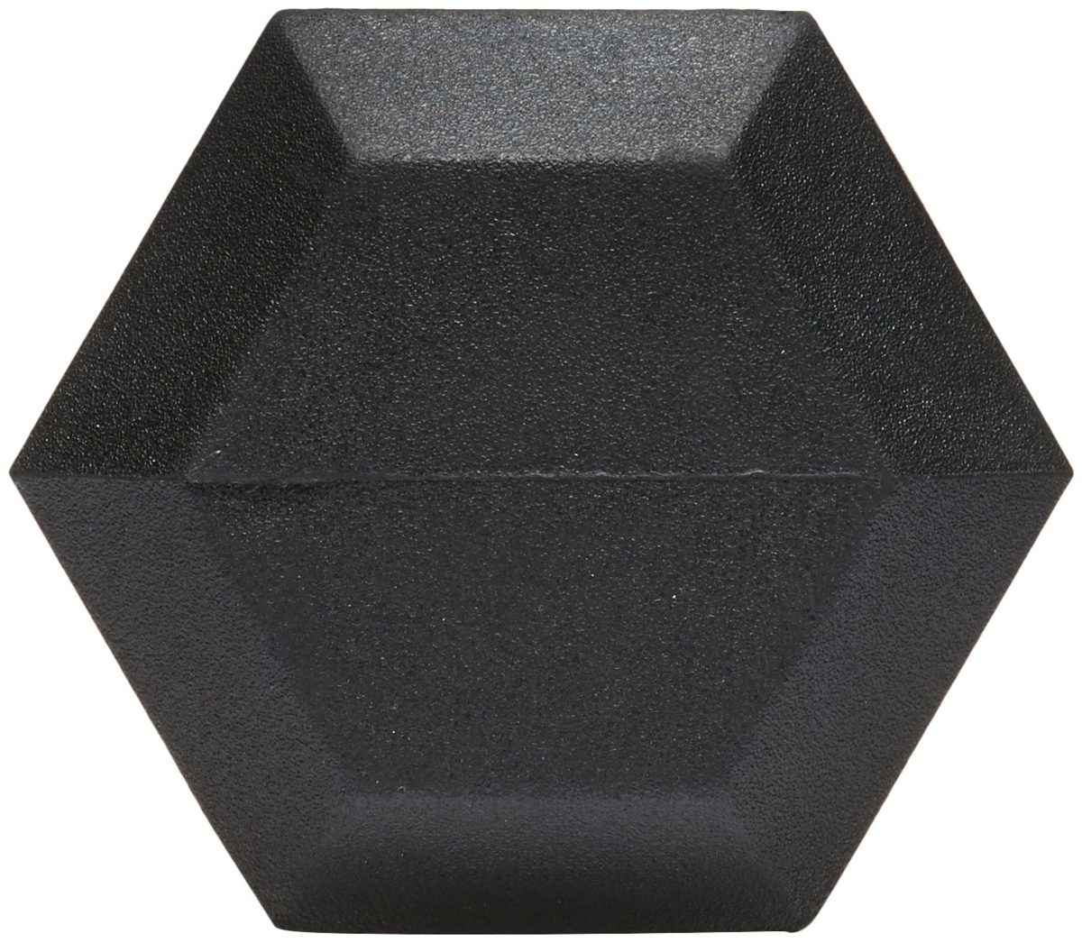 AmazonBasics Rubber Encased Hex Dumbbell Weight - 13.3 x 5.7 x 4.8 Inches, 30 Pounds, Pack of 1