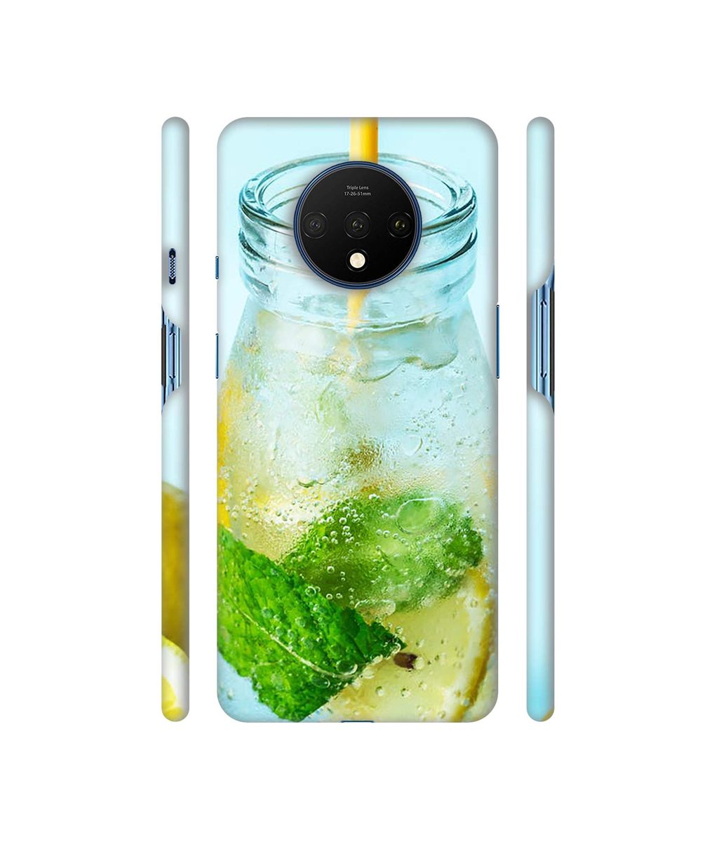 Amazon Brand - Solimo Designer Lemon Juice 3D Printed Hard Back Case Mobile Cover for OnePlus 7T