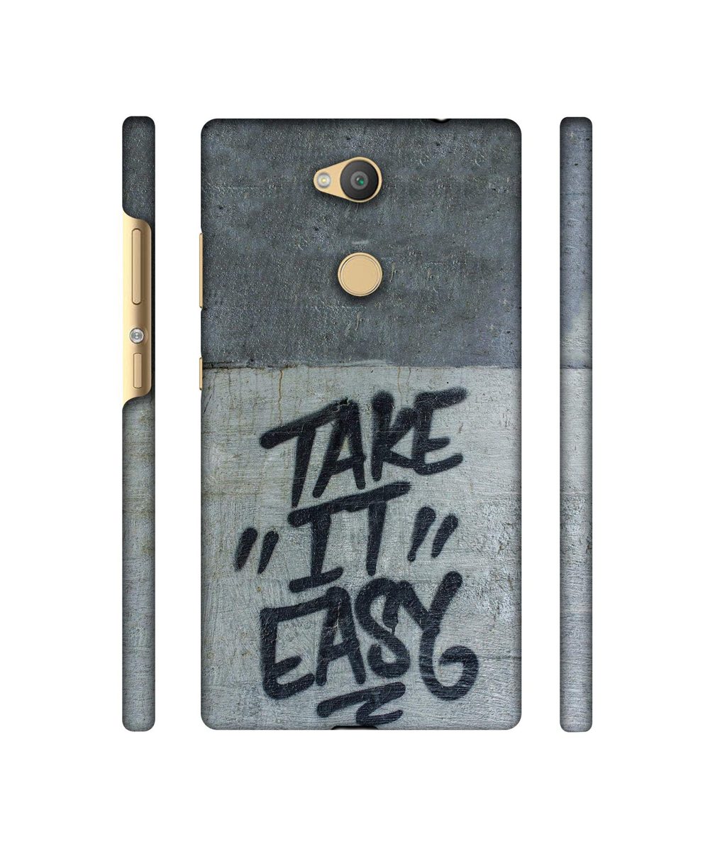 Amazon Brand - Solimo Designer Take It Easy 3D Printed Hard Back Case Mobile Cover for Sony Xperia L2