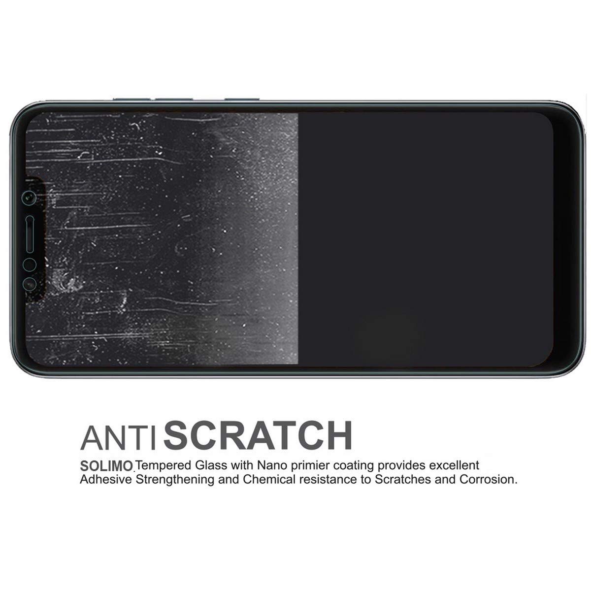 Amazon Brand - Solimo Xiaomi Pocophone F1 Premium Full Body Tempered Glass
