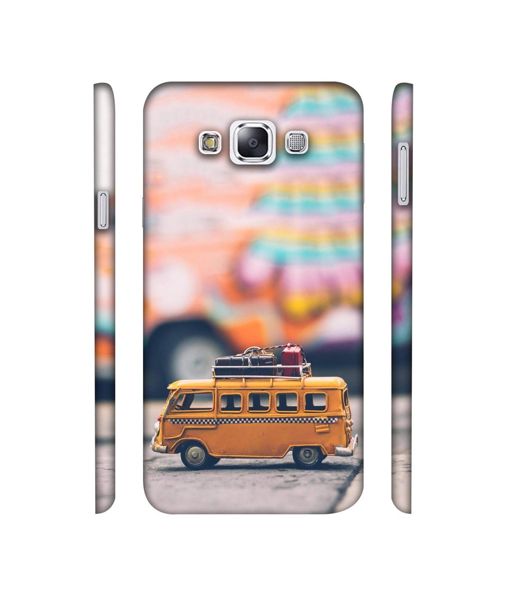 Amazon Brand - Solimo Designer Toy Bus 3D Printed Hard Back Case Mobile Cover for Samsung Galaxy E7