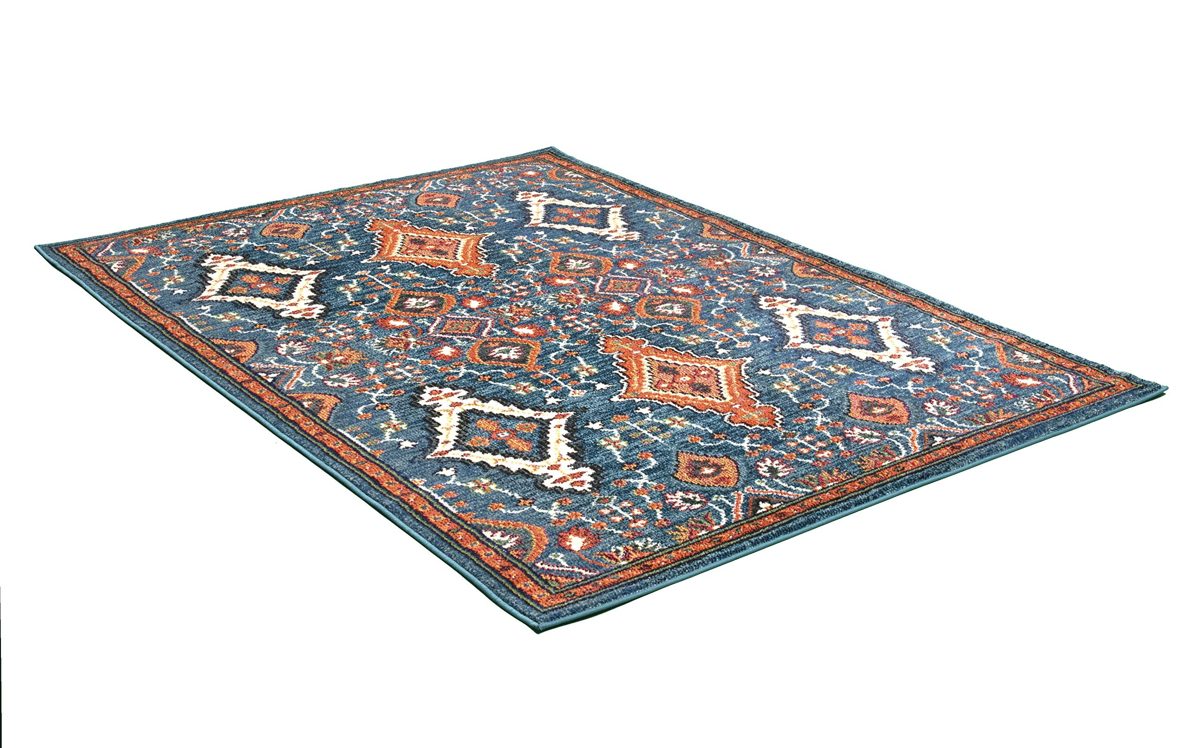 Amazon Brand – Stone & Beam Southwestern Polypropylene Area Rug, 5' 3" x 7' 7", Multi